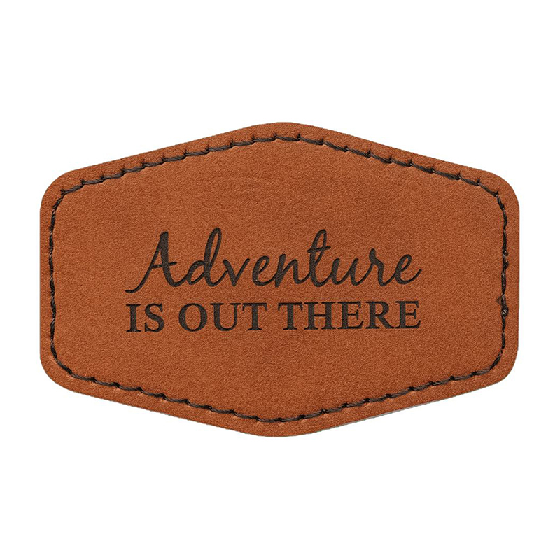 Parches de cuero sintético hexagonales de 3' x 2' Parches de cuero sintético hexagonales de 3' x 2'