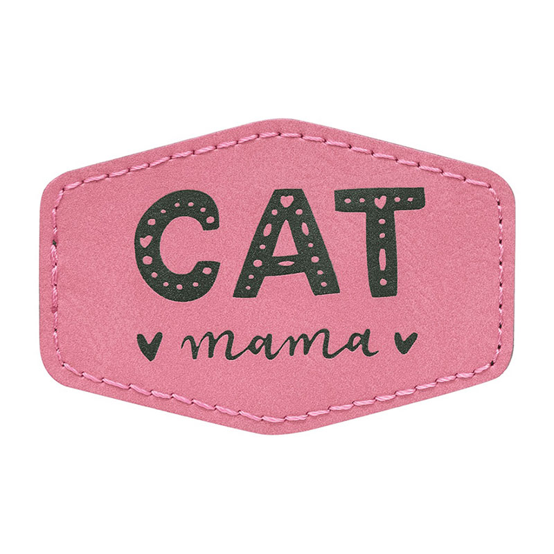 Parches de cuero sintético hexagonal de 3 1/2' x 2 1/2' Parches de cuero sintético hexagonal de 3 1/2' x 2 1/2'