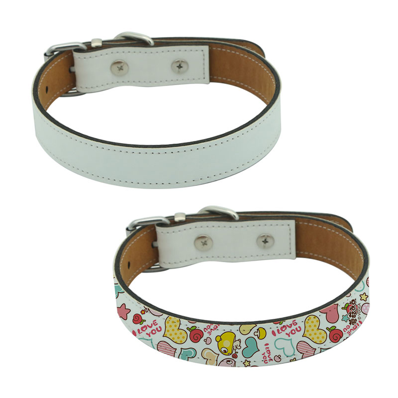Collar de cuero sintético para perros por sublimación - XS Collar de cuero sintético para perros por sublimación - XS