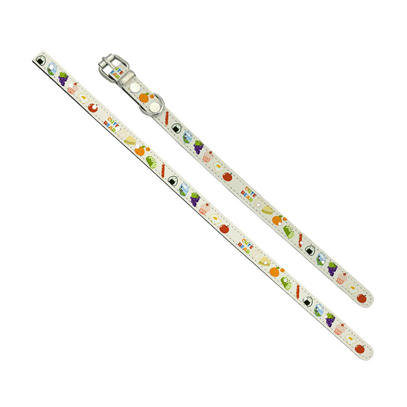 Collar de cuero sintético para perros por sublimación - M Collar de cuero sintético para perros por sublimación - M