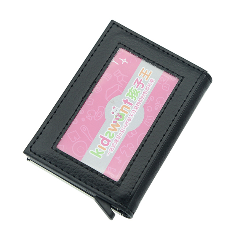 Caja emergente con billetera de cuero sintético por sublimación para hombre Caja emergente con billetera de cuero sintético por sublimación para hombre