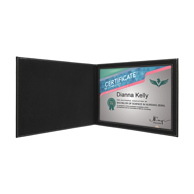 Portadiplomas de Cuero Sintético Láserizable Portadiplomas de Cuero Sintético Láserizable