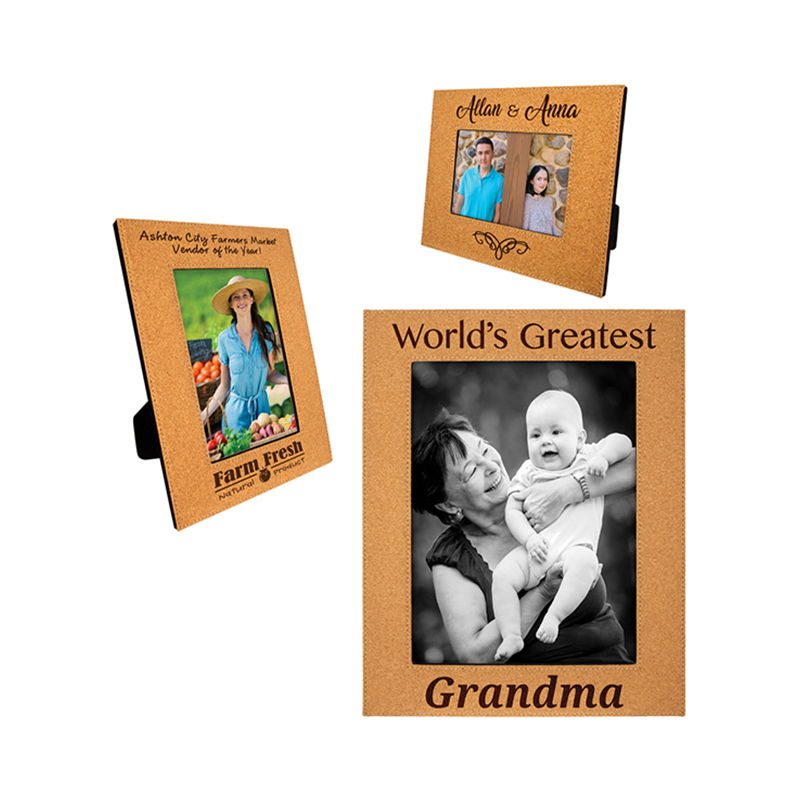 Marcos de polipiel con láser 5×7 Marcos de polipiel con láser 5×7