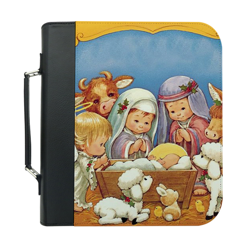 Funda de libro de cuero sintético por sublimación con cierre de cremallera Funda de libro de cuero sintético por sublimación con cierre de cremallera