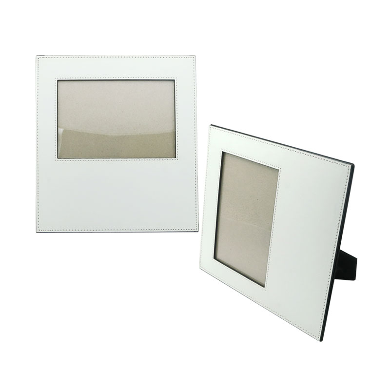 Marco de fotos de cuero sintético por sublimación 4×6' Marco de fotos de cuero sintético por sublimación 4×6'