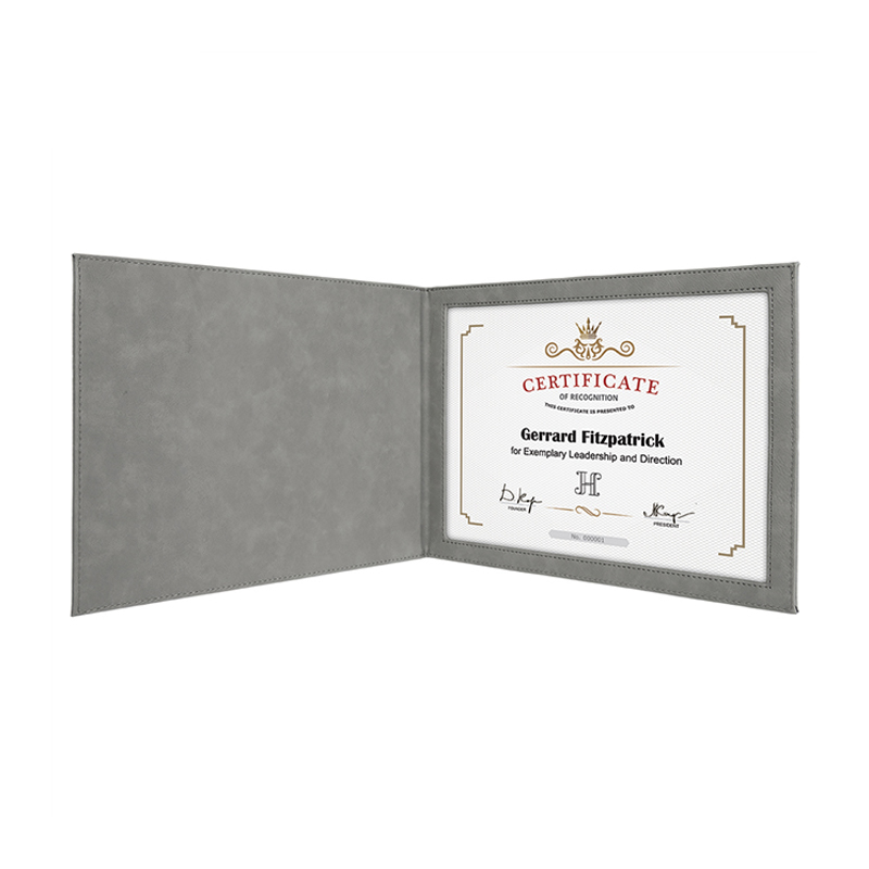 Portadiplomas de Cuero Sintético Láserizable Portadiplomas de Cuero Sintético Láserizable