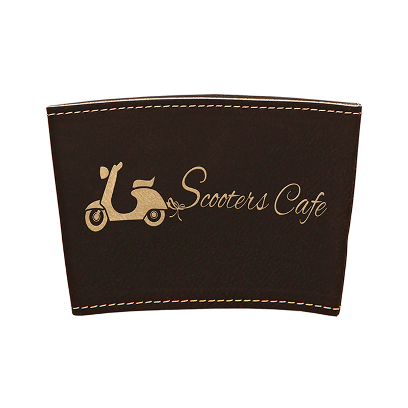 Manga de Taza de Cuero Sintético Láserizable Manga de Taza de Cuero Sintético Láserizable