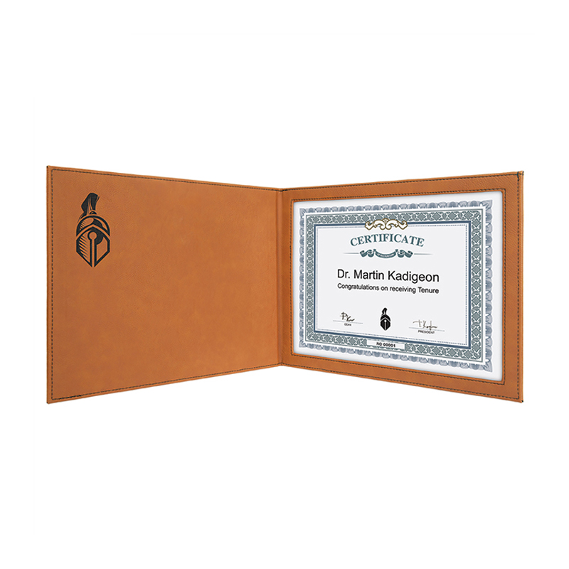 Portadiplomas de Cuero Sintético Láserizable Portadiplomas de Cuero Sintético Láserizable