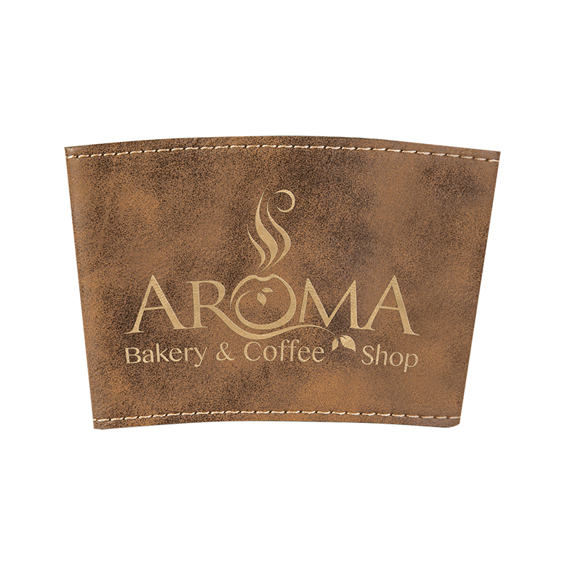 Manga de Taza de Cuero Sintético Láserizable Manga de Taza de Cuero Sintético Láserizable