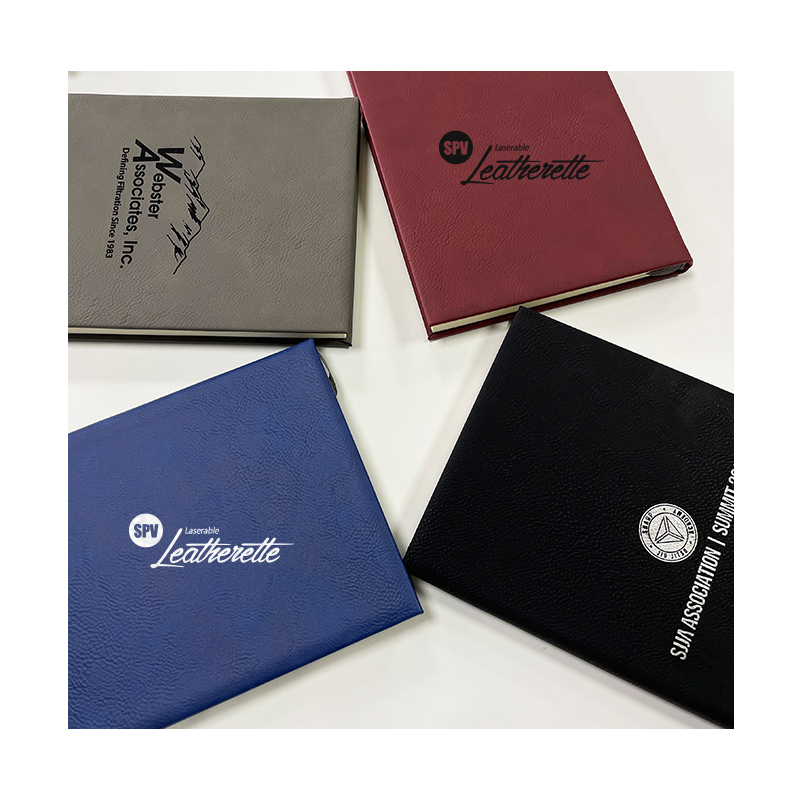 Diarios de cuero sintético de 5 1/4' x 8 1/4' Diarios de cuero sintético de 5 1/4' x 8 1/4'