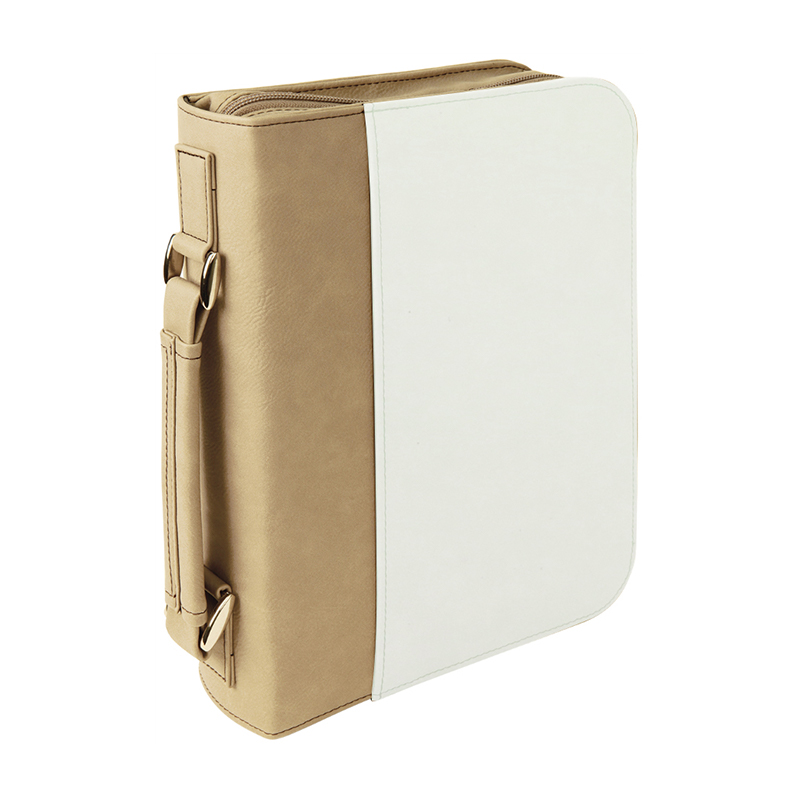 Funda de libro de cuero sintético por sublimación con cierre de cremallera Funda de libro de cuero sintético por sublimación con cierre de cremallera