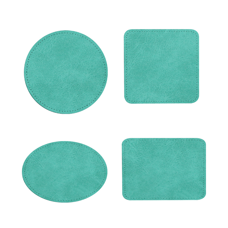 Parches de cuero sintético por sublimación rectangular de 3' x 2' con adhesivo Parches de cuero sintético por sublimación rectangular de 3' x 2' con adhesivo