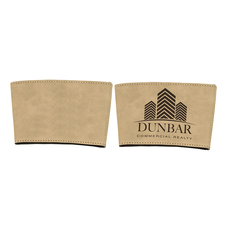 Manga de Taza de Cuero Sintético Láserizable Manga de Taza de Cuero Sintético Láserizable