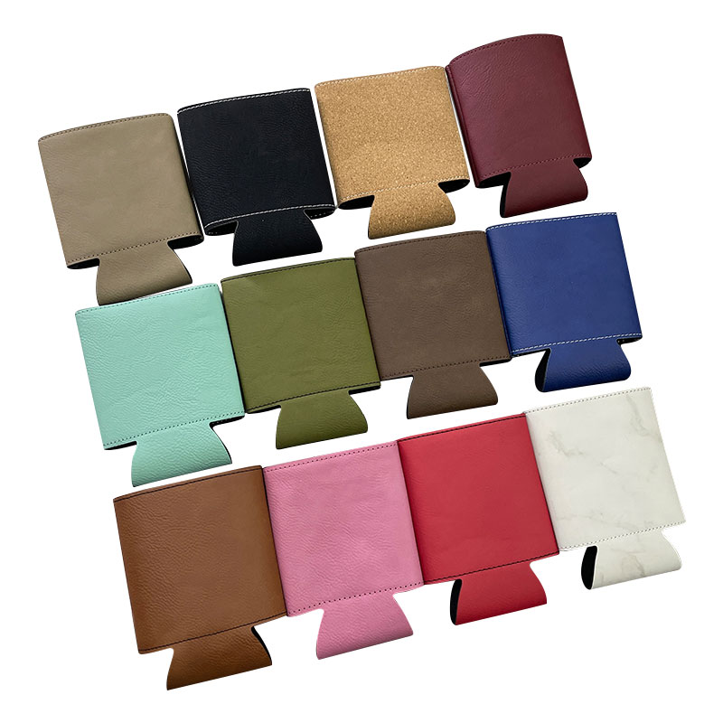 Portavasos de Bebida de Cuero Sintético Láserizable