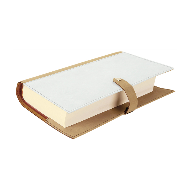 Funda de libro de polipiel por sublimación con cierre a presión Funda de libro de polipiel por sublimación con cierre a presión