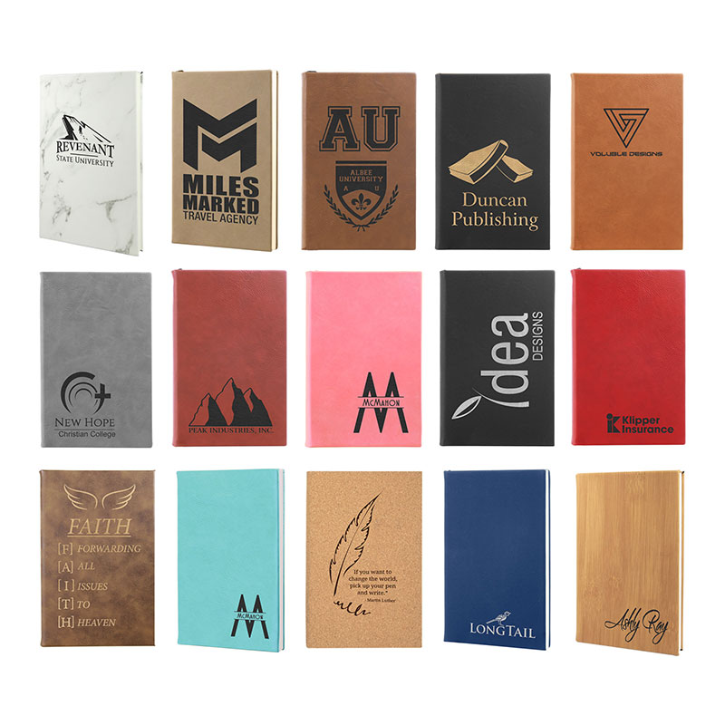 Diarios de cuero sintético de 7' x 9 3/4'