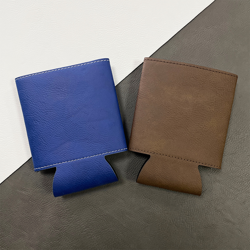 Portavasos de Bebida de Cuero Sintético Láserizable Portavasos de Bebida de Cuero Sintético Láserizable