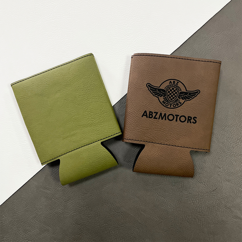 Portavasos de Bebida de Cuero Sintético Láserizable Portavasos de Bebida de Cuero Sintético Láserizable