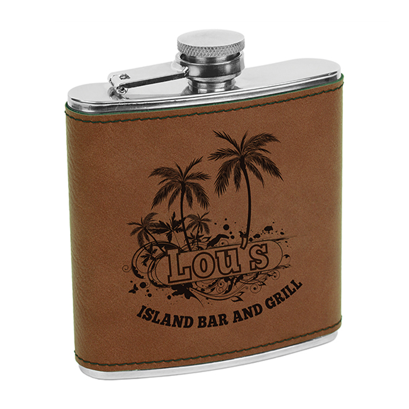 Botellas Termo de Cuero Sintético Láserizable Botellas Termo de Cuero Sintético Láserizable