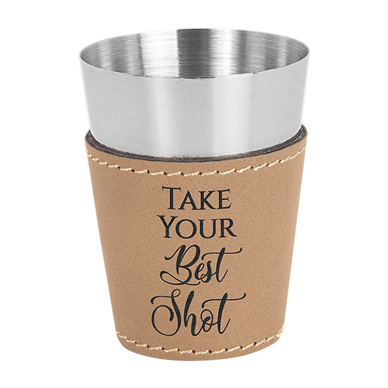 Vasos de Tequila de Cuero Sintético