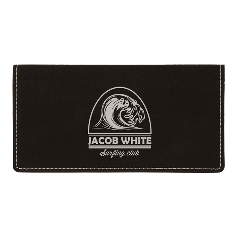 Fundas para chequera de cuero sintético que se pueden usar con láser Fundas para chequera de cuero sintético que se pueden usar con láser