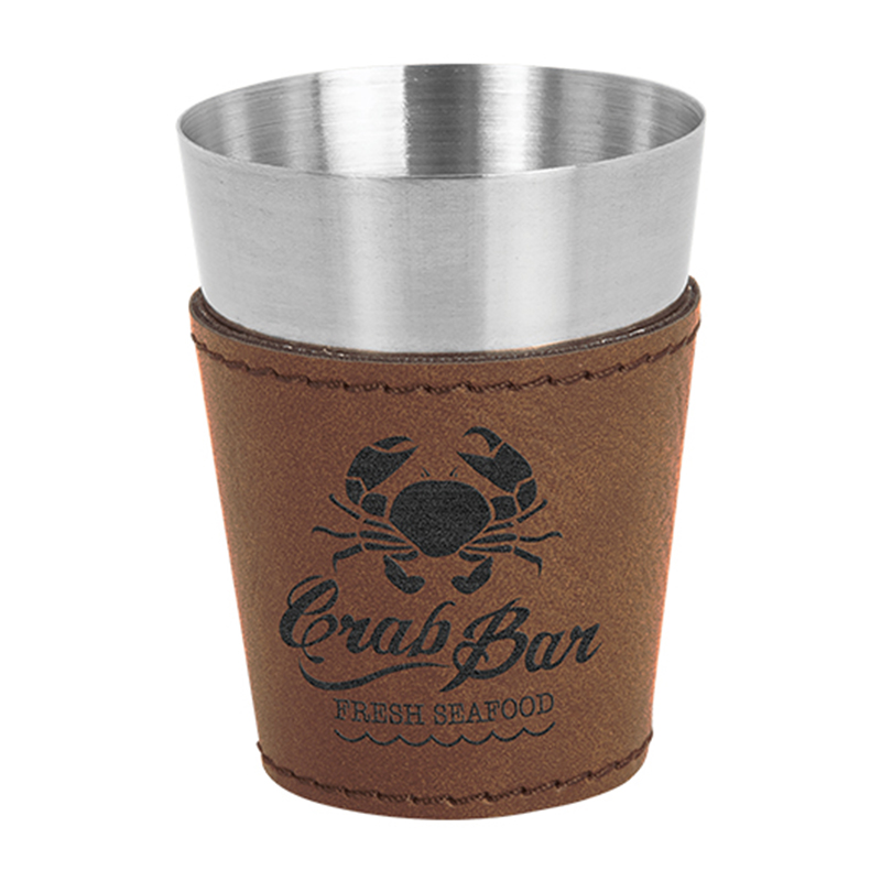 Vasos de Tequila de Cuero Sintético