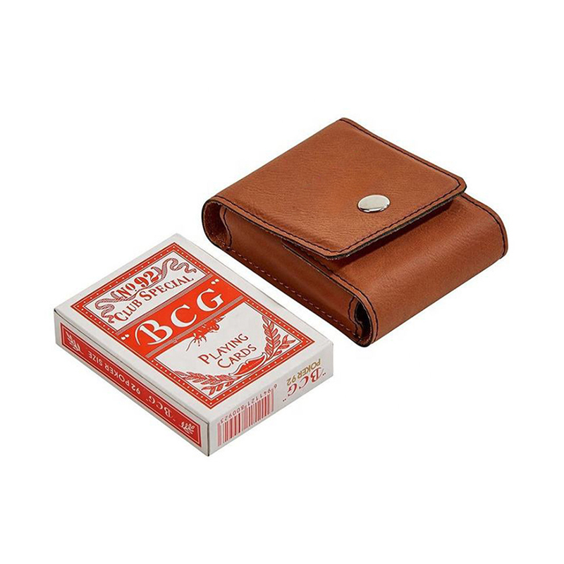 Caja de naipes de piel sintética laserable Caja de naipes de piel sintética laserable