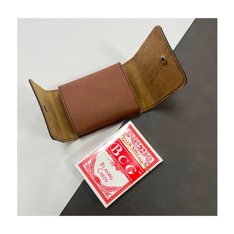Caja de naipes de piel sintética laserable Caja de naipes de piel sintética laserable