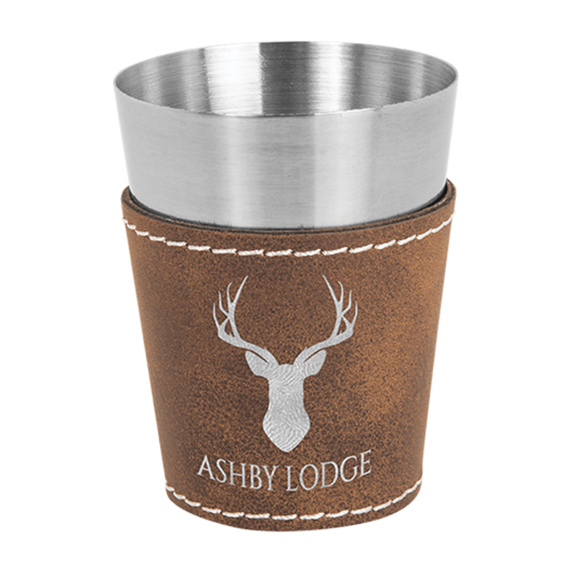 Vasos de Tequila de Cuero Sintético