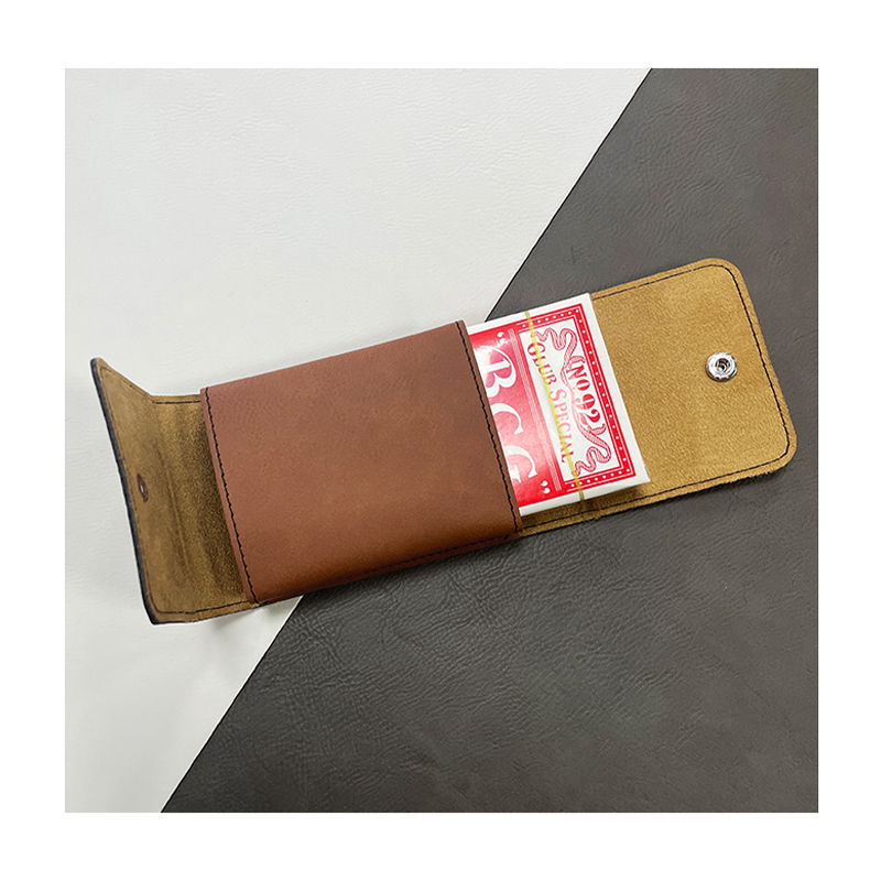 Caja de naipes de piel sintética laserable Caja de naipes de piel sintética laserable