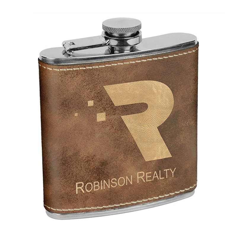 Botellas Termo de Cuero Sintético Láserizable Botellas Termo de Cuero Sintético Láserizable