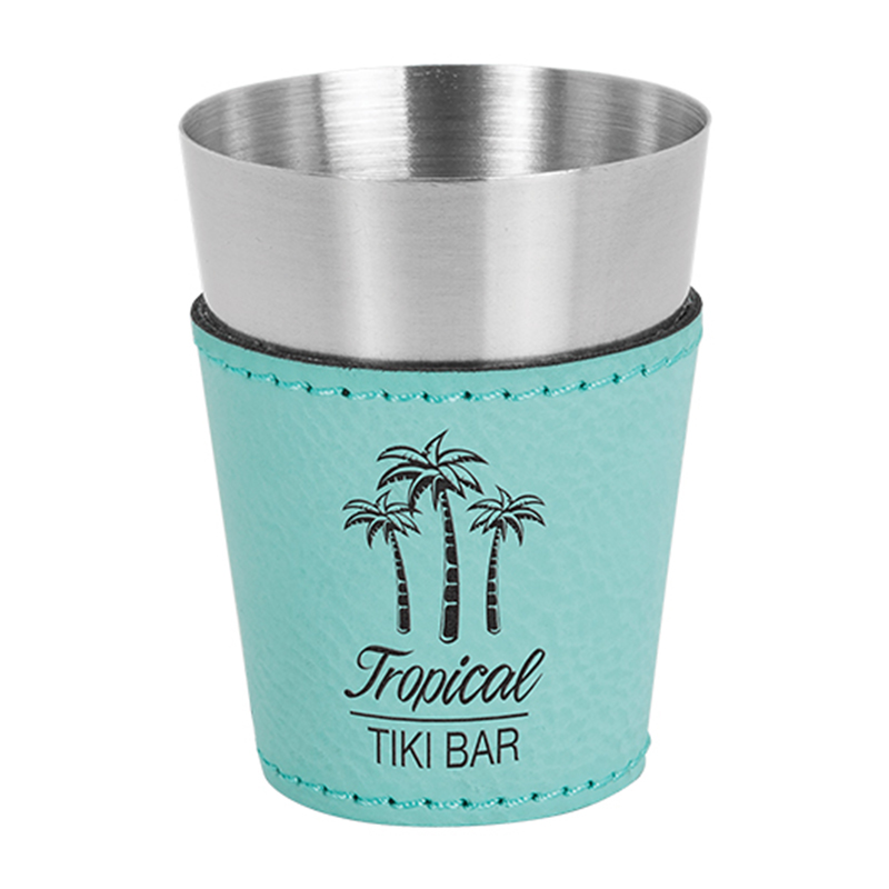 Vasos de Tequila de Cuero Sintético