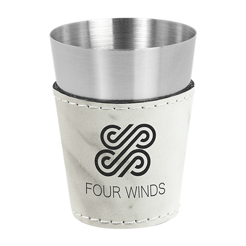 Vasos de Tequila de Cuero Sintético