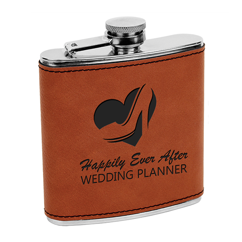 Botellas Termo de Cuero Sintético Láserizable Botellas Termo de Cuero Sintético Láserizable