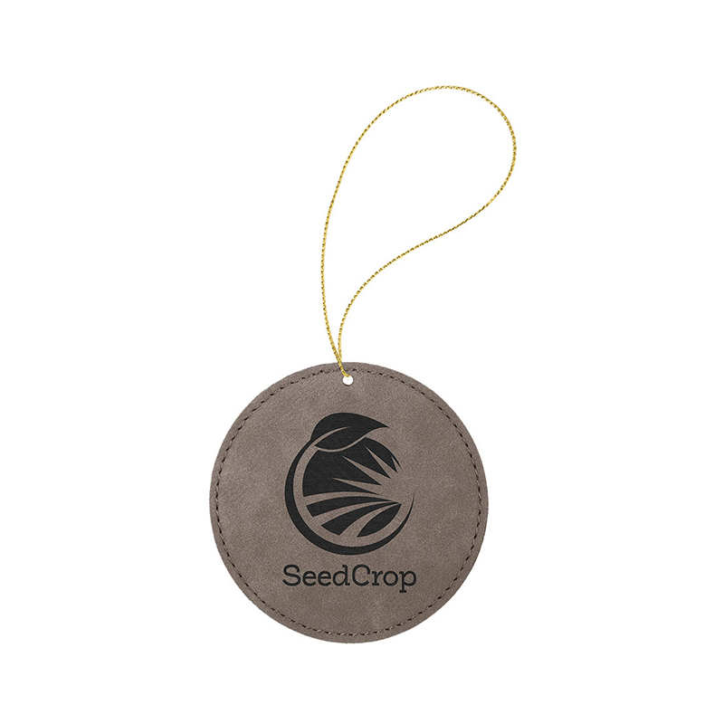 Adorno redondo de polipiel laserable Adorno redondo de polipiel laserable