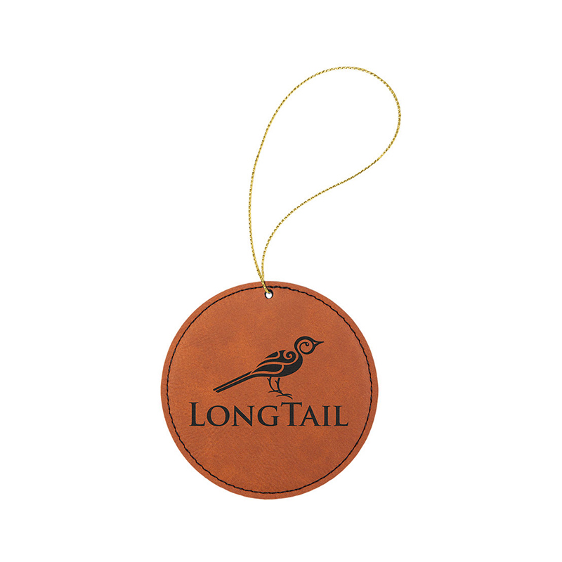 Adorno redondo de polipiel laserable Adorno redondo de polipiel laserable