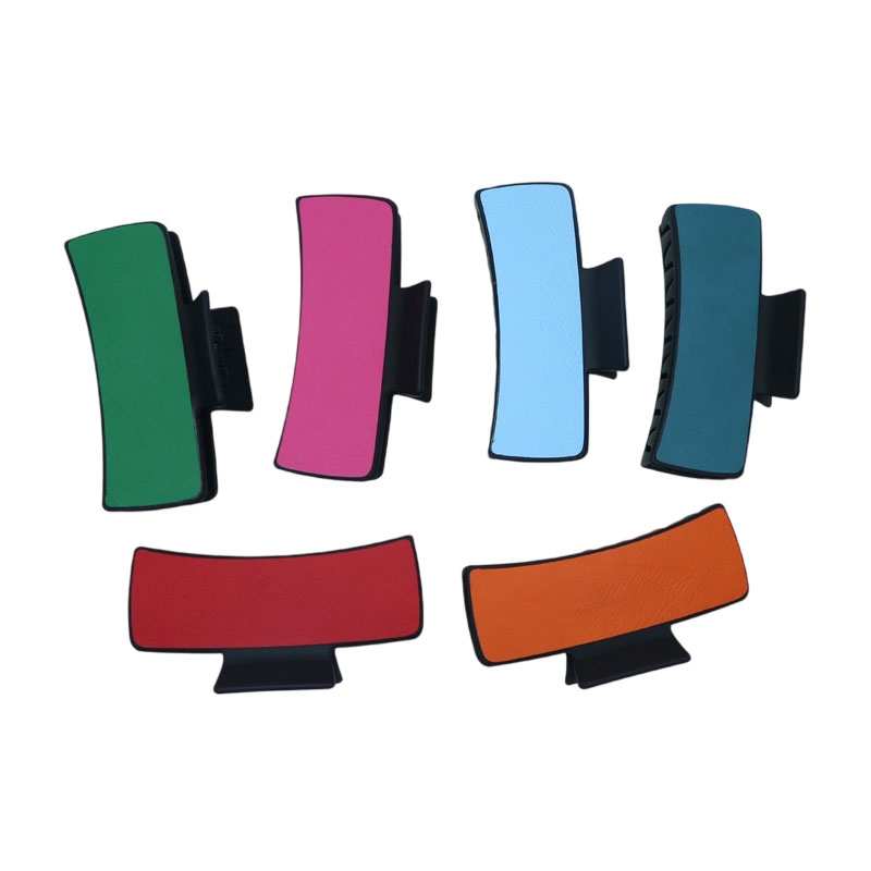 Clip para el cabello de polipiel con láser