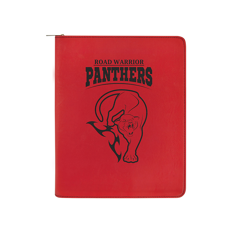 Portafolio de polipiel de 9 1/2' × 12' con cremallera Portafolio de polipiel de 9 1/2' × 12' con cremallera