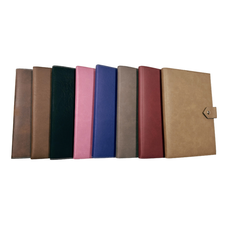 Diario de polipiel laserable con cierre Diario de polipiel laserable con cierre