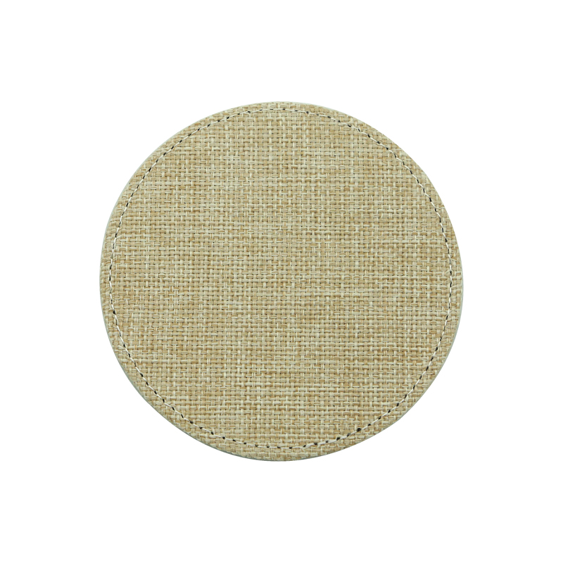 Posavasos Redondos de Yute para Sublimación Posavasos Redondos de Yute para Sublimación
