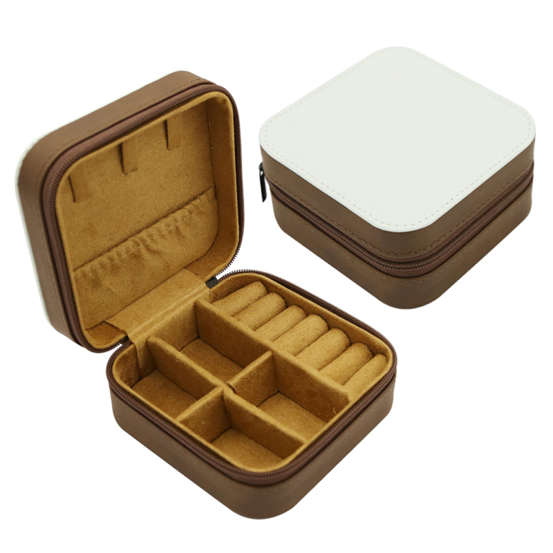 Caja de Joyería de Cuero Sintético para Sublimación Caja de Joyería de Cuero Sintético para Sublimación