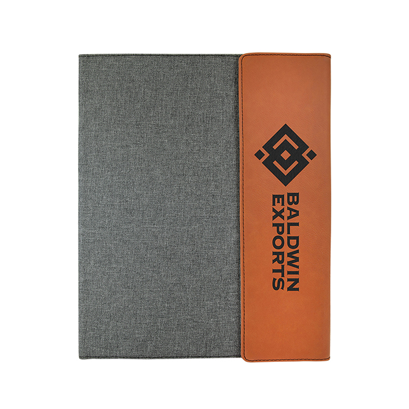 Lienzo de 9 1/2' × 12' con portafolios de polipiel Lienzo de 9 1/2' × 12' con portafolios de polipiel