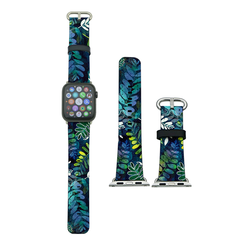 Bandas iWatch de Apple de cuero PU con sublimación para la serie 1/2/3-38 mm Bandas iWatch de Apple de cuero PU con sublimación para la serie 1/2/3-38 mm