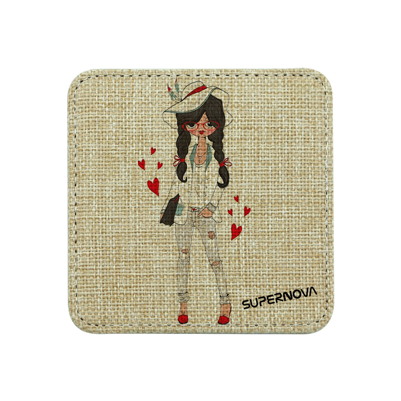 Posavasos Cuadrados de Yute para Sublimación Posavasos Cuadrados de Yute para Sublimación