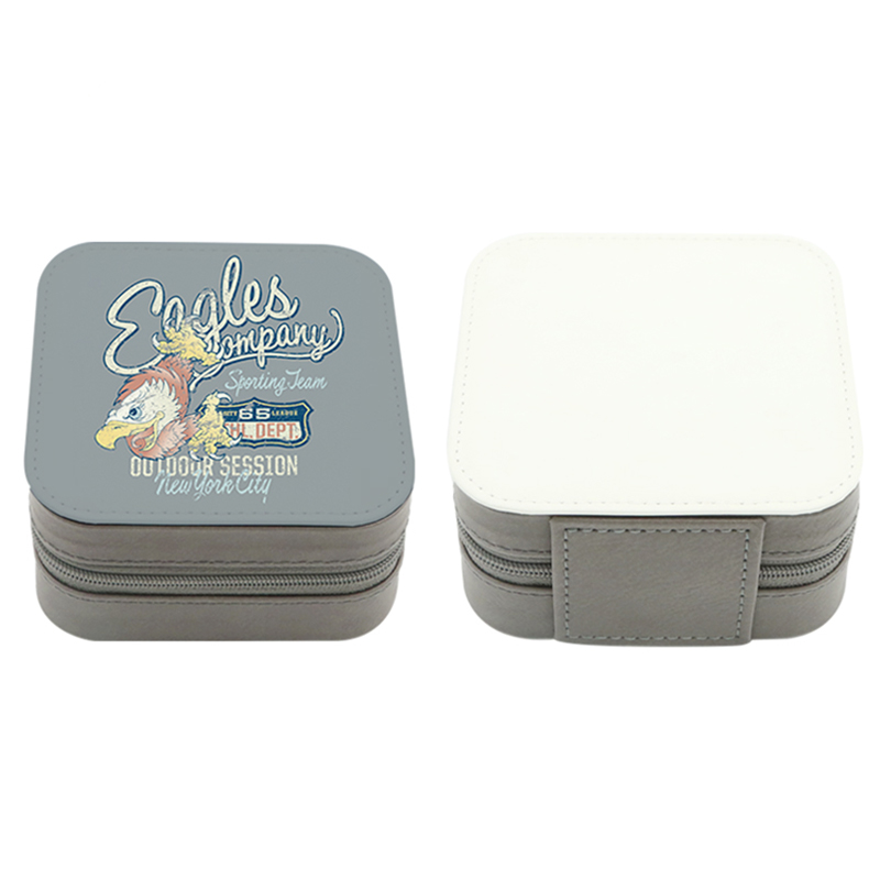 Caja de Joyería de Cuero Sintético para Sublimación Caja de Joyería de Cuero Sintético para Sublimación