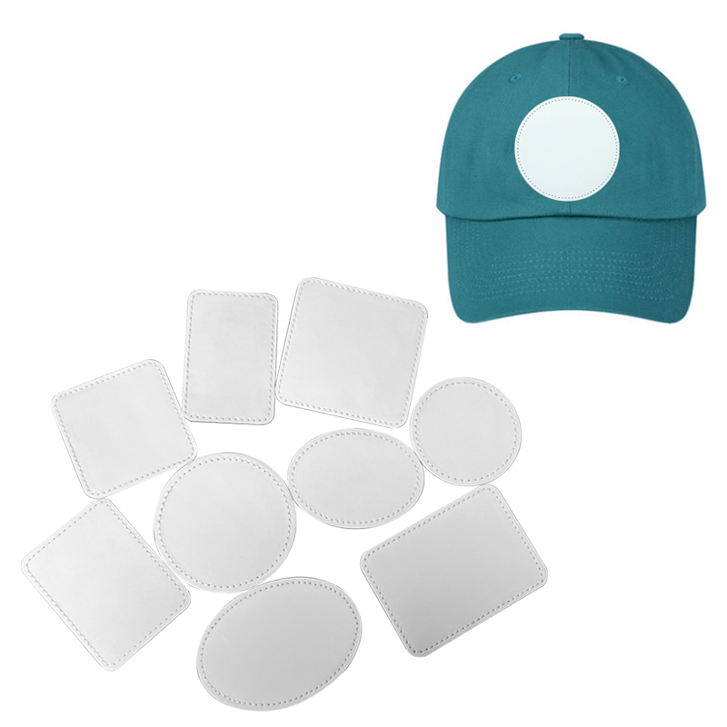 Parches redondos de cuero sintético por sublimación de 3' con adhesivo Parches redondos de cuero sintético por sublimación de 3' con adhesivo