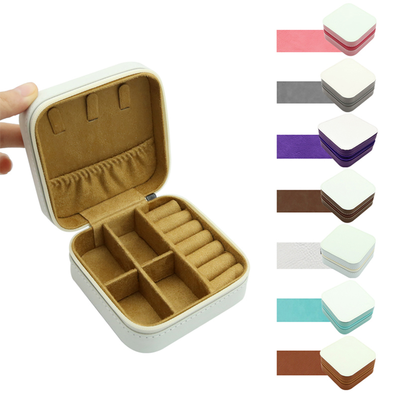 Caja de Joyería de Cuero Sintético para Sublimación Caja de Joyería de Cuero Sintético para Sublimación