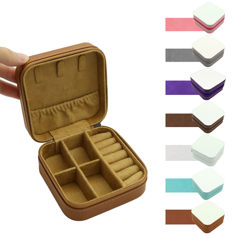 Caja de Joyería de Cuero Sintético para Sublimación Caja de Joyería de Cuero Sintético para Sublimación