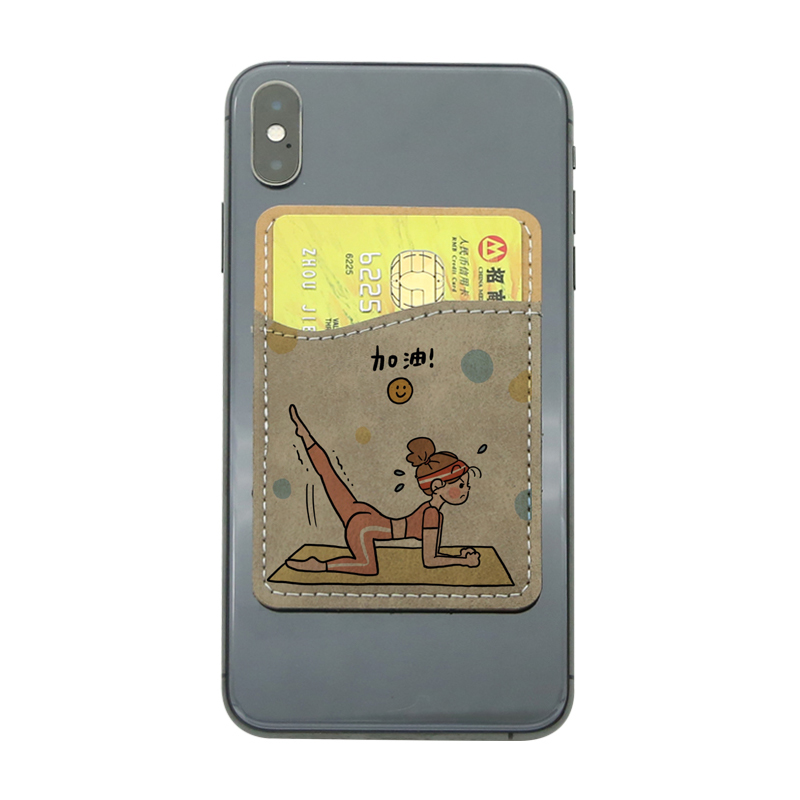 Tarjetero telefónico de cuero sintético por sublimación Tarjetero telefónico de cuero sintético por sublimación