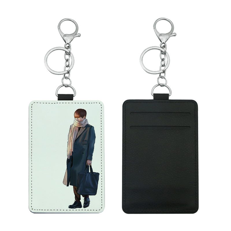 Tarjetero de autobús de polipiel por sublimación con 2 ranuras Tarjetero de autobús de polipiel por sublimación con 2 ranuras